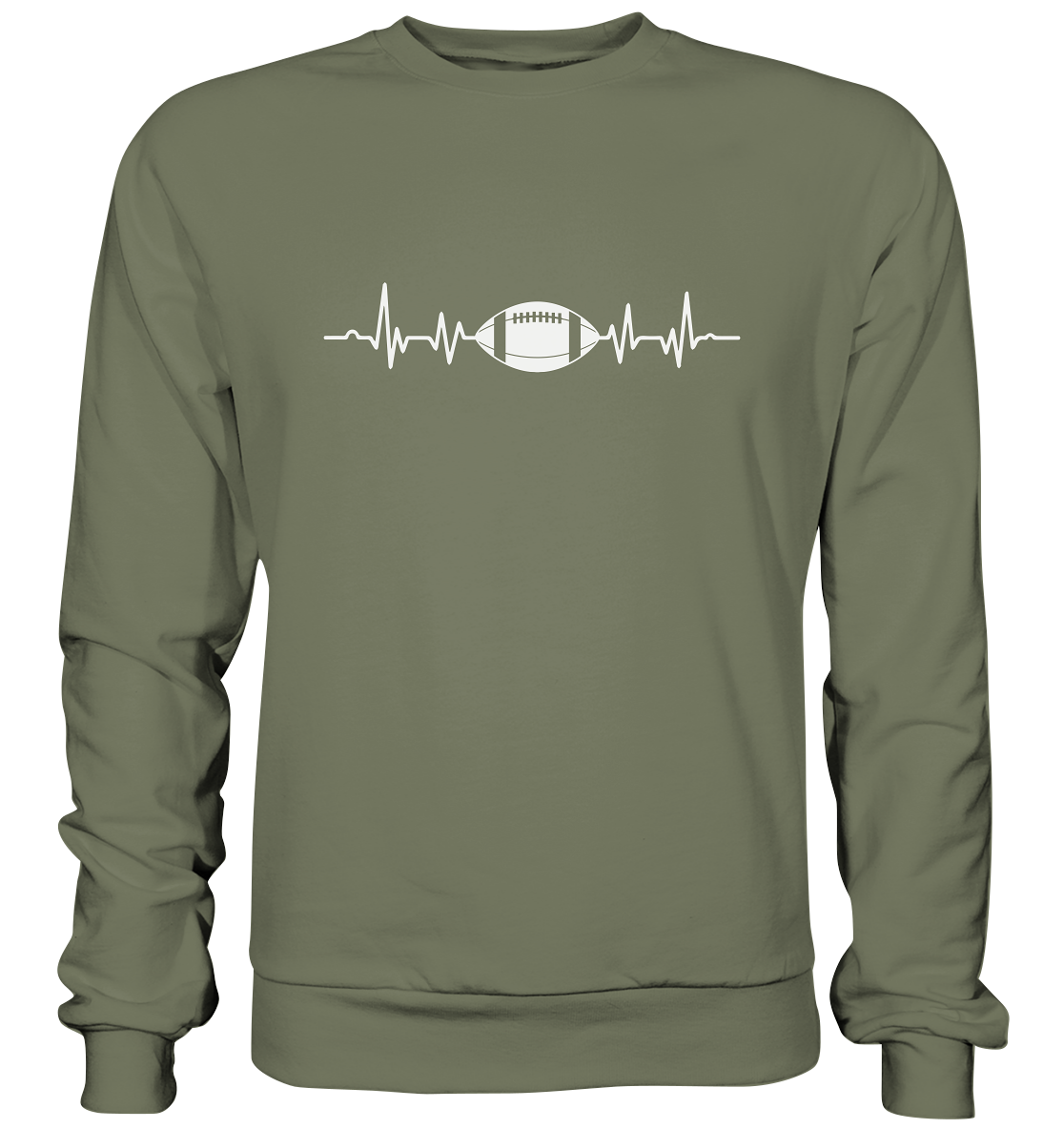 Football Heartbeat - Premium Sweatshirt