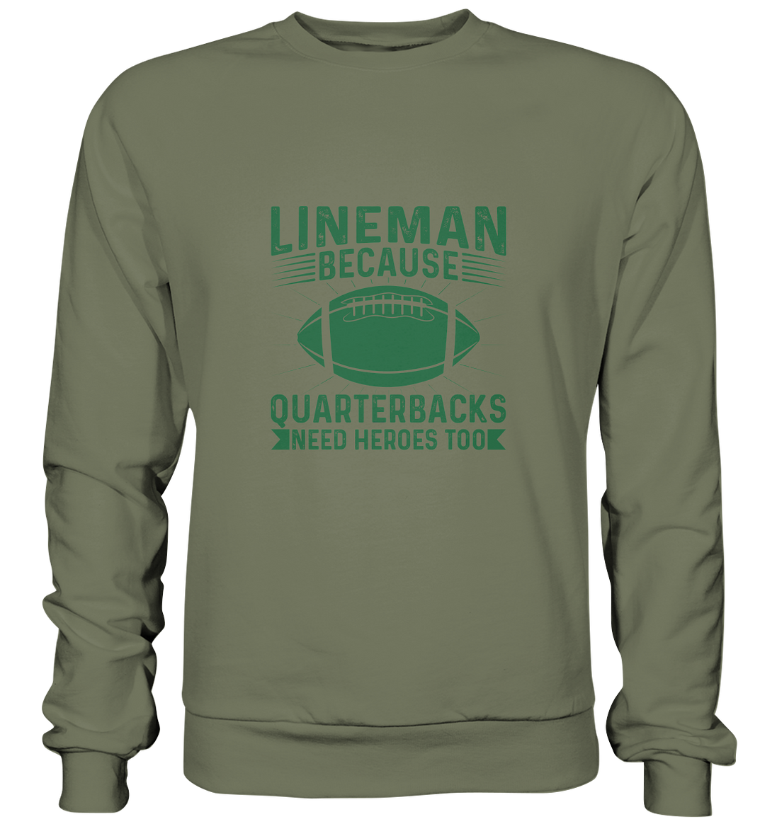 Lineman Heroes Green - Premium Sweatshirt