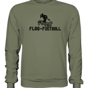 Playoff Flag Football Men Black - Premium Sweatshirt