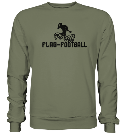 Playoff Flag Football  Men black - Premium Sweatshirt