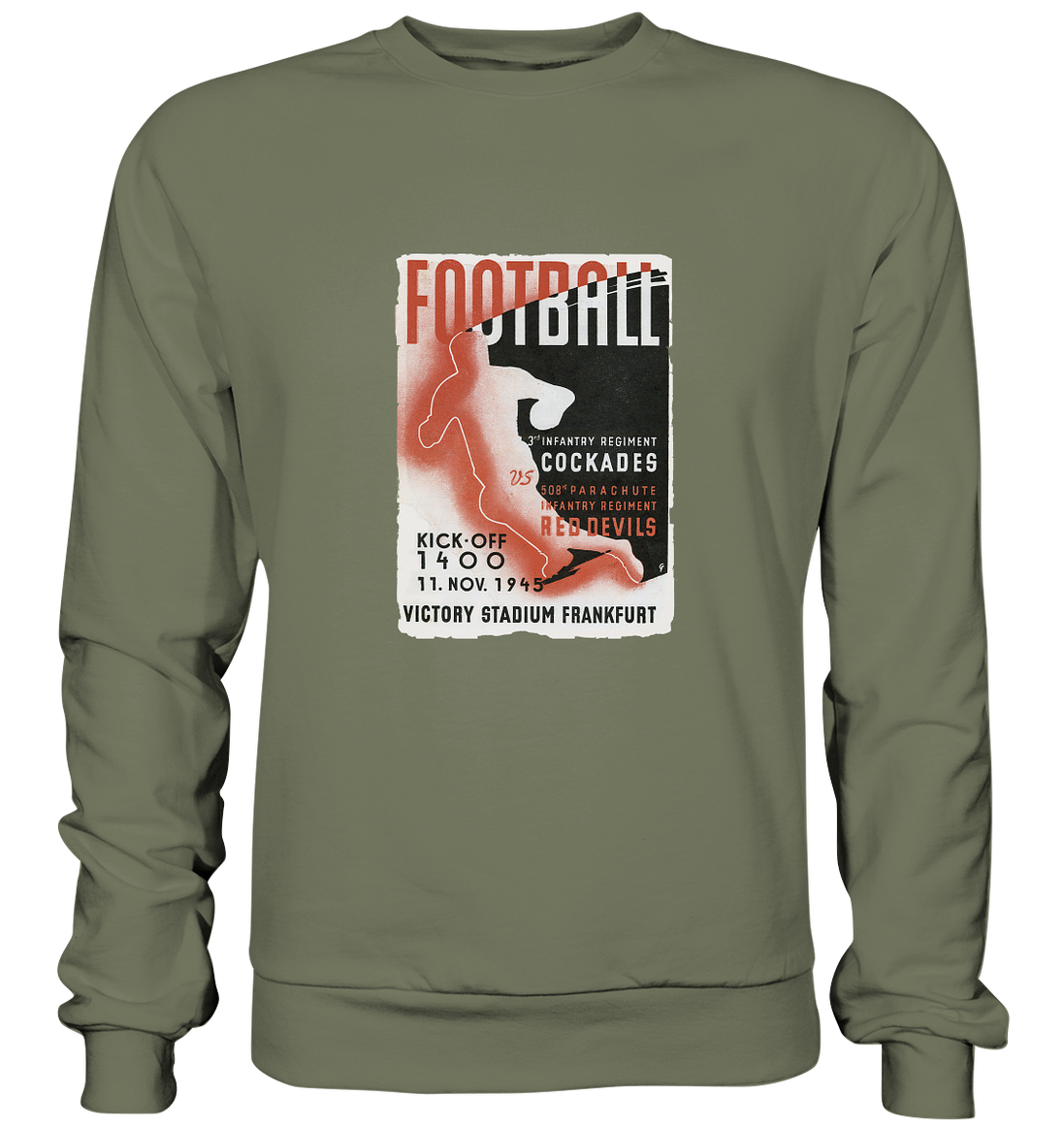Red Devils Frankfurt 1945 - Premium Sweatshirt