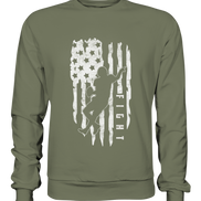 USA Flag Fight - Premium Sweatshirt