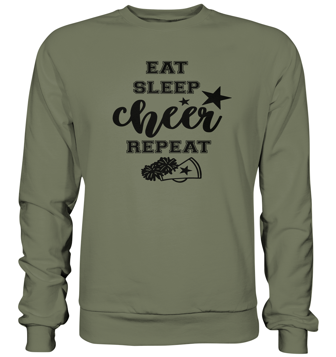 Eat Sleep Cheer Repeat - Premium Sweatshirt