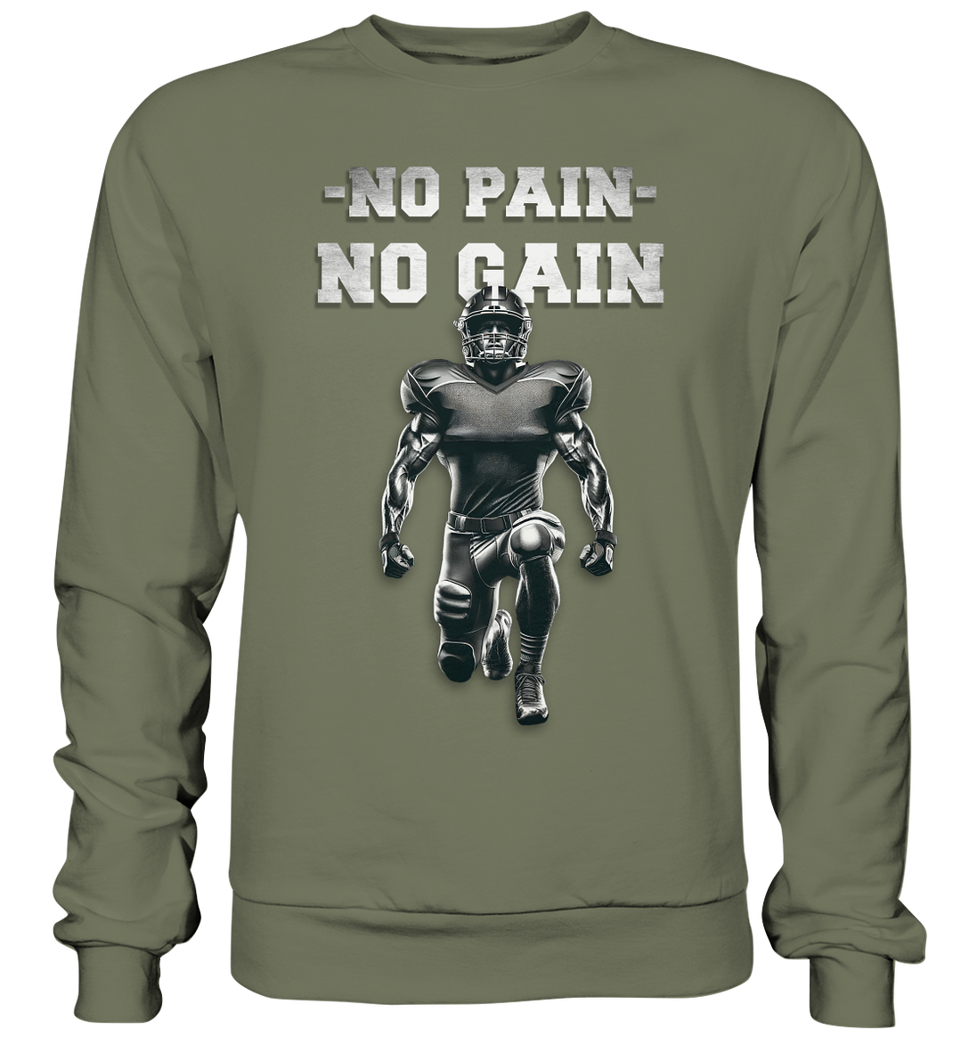 No Pain No Gain Metal  - Premium Sweatshirt