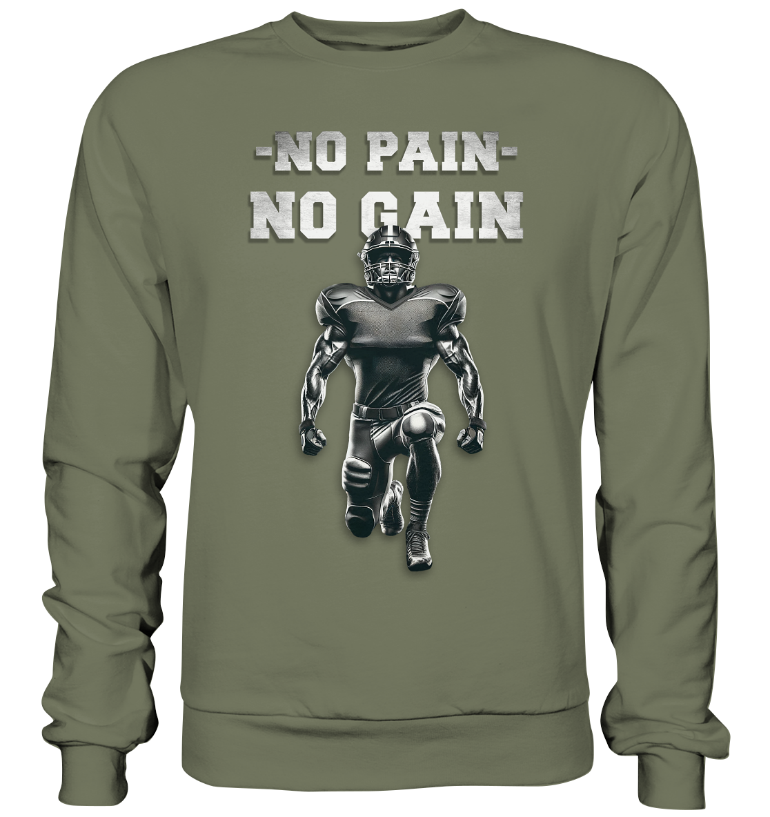 No Pain No Gain Metal  - Premium Sweatshirt