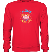 Lineman Brick Wall - Premium Sweatshirt