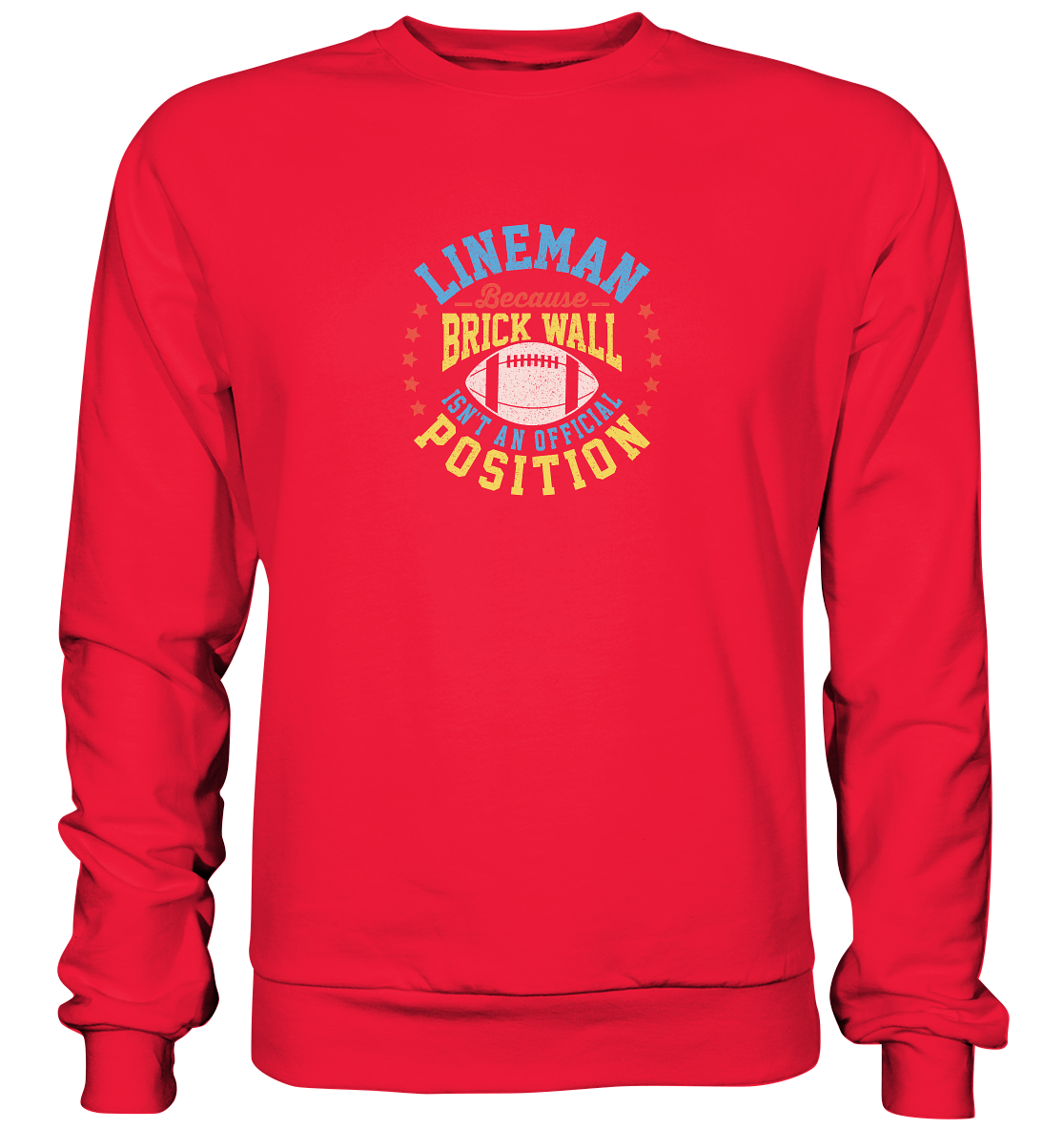 Lineman Brick Wall - Premium Sweatshirt