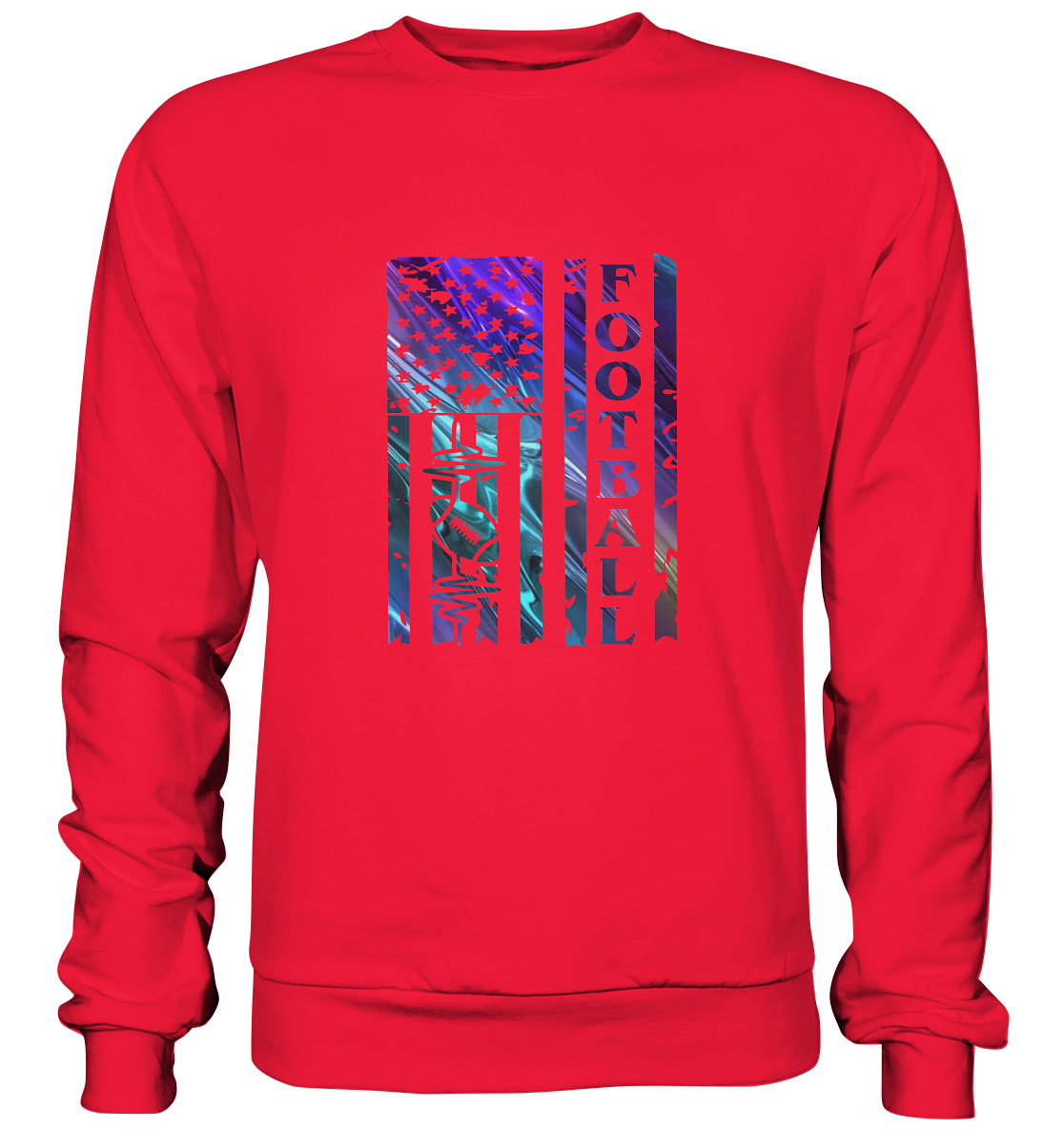 USA Football Flag  - Premium Sweatshirt