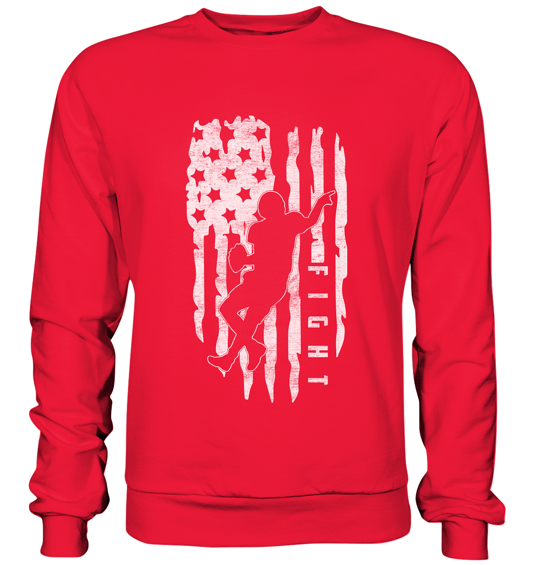 USA Flag Fight - Premium Sweatshirt