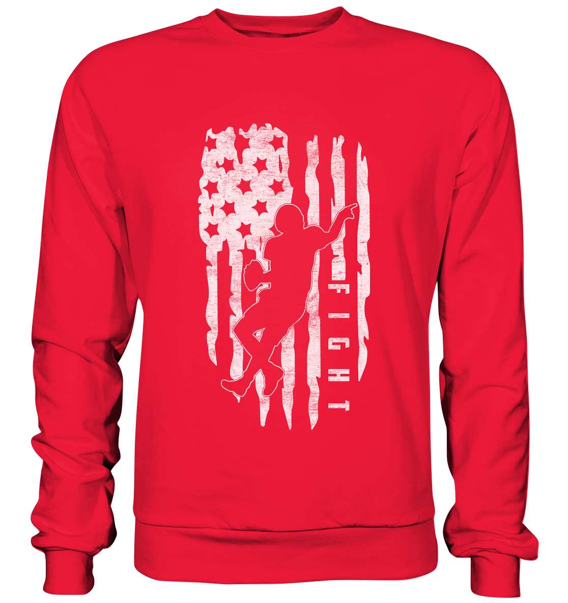 USA Flag Fight - Premium Sweatshirt