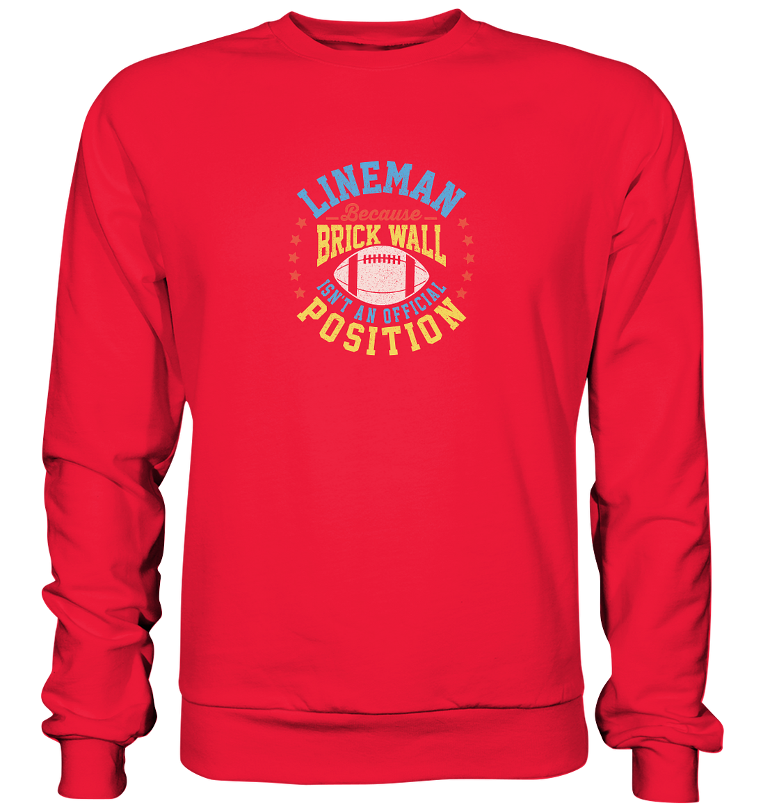 Lineman Brick Wall - Premium Sweatshirt