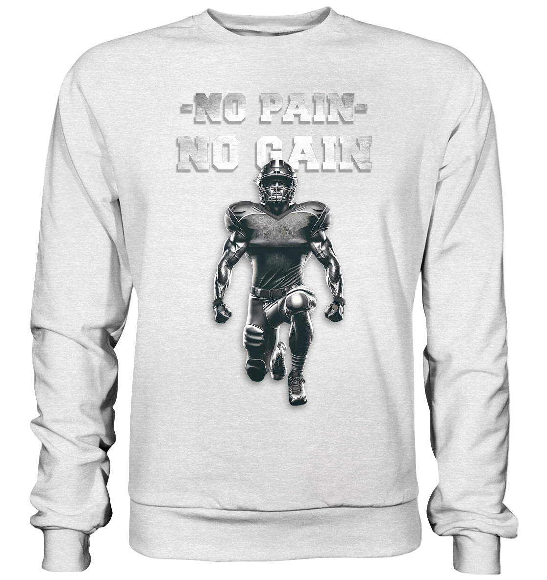 No Pain No Gain Metal  - Premium Sweatshirt