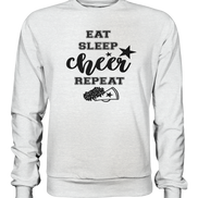 Eat Sleep Cheer Repeat - Premium Sweatshirt