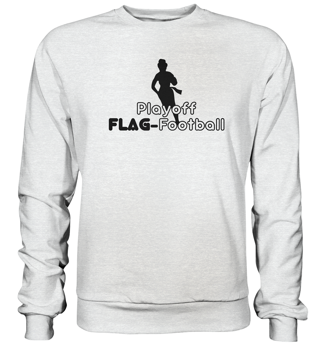 Playoff Flag Football  Women black  - Premium Sweatshirt