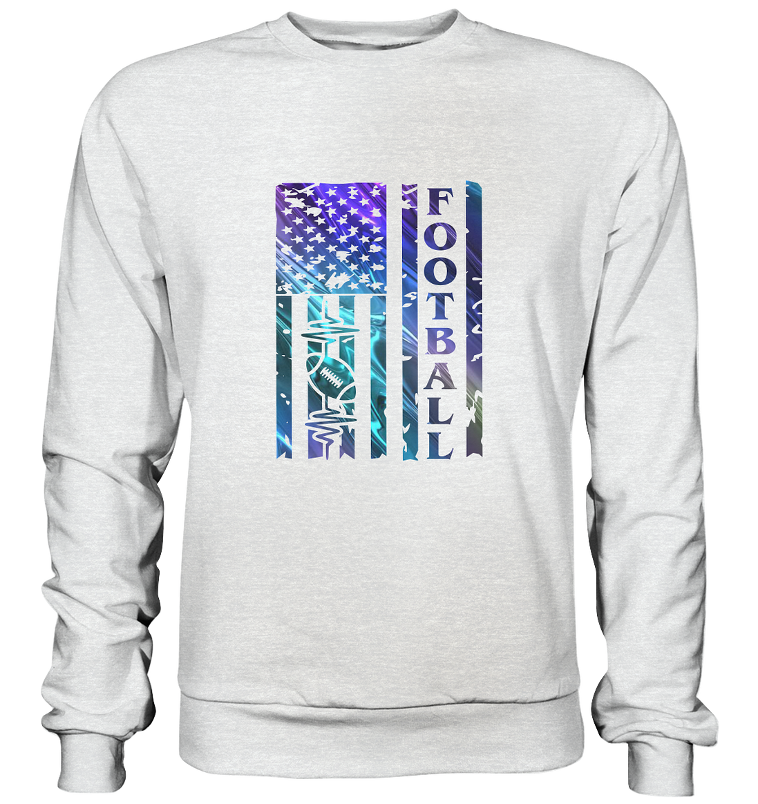 USA Football Flag  - Premium Sweatshirt