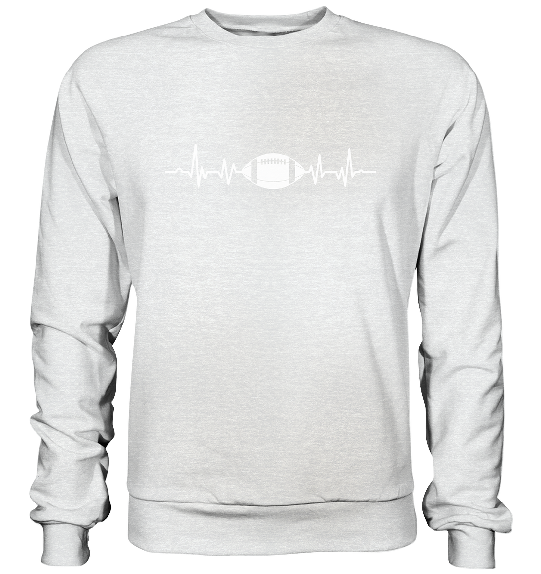 Football Heartbeat - Premium Sweatshirt