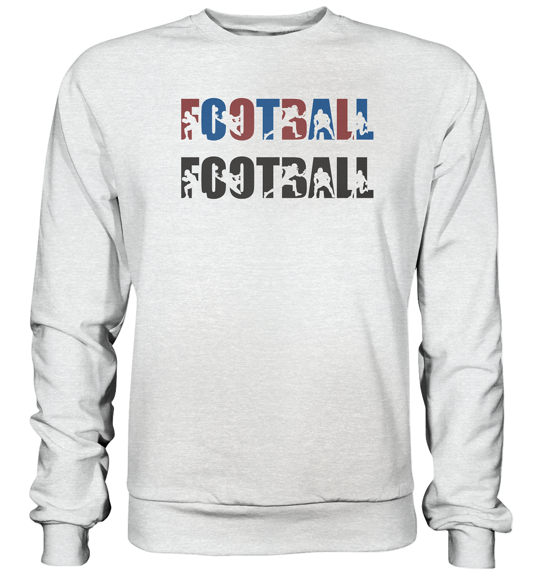 Football Silhouette - Premium Sweatshirt