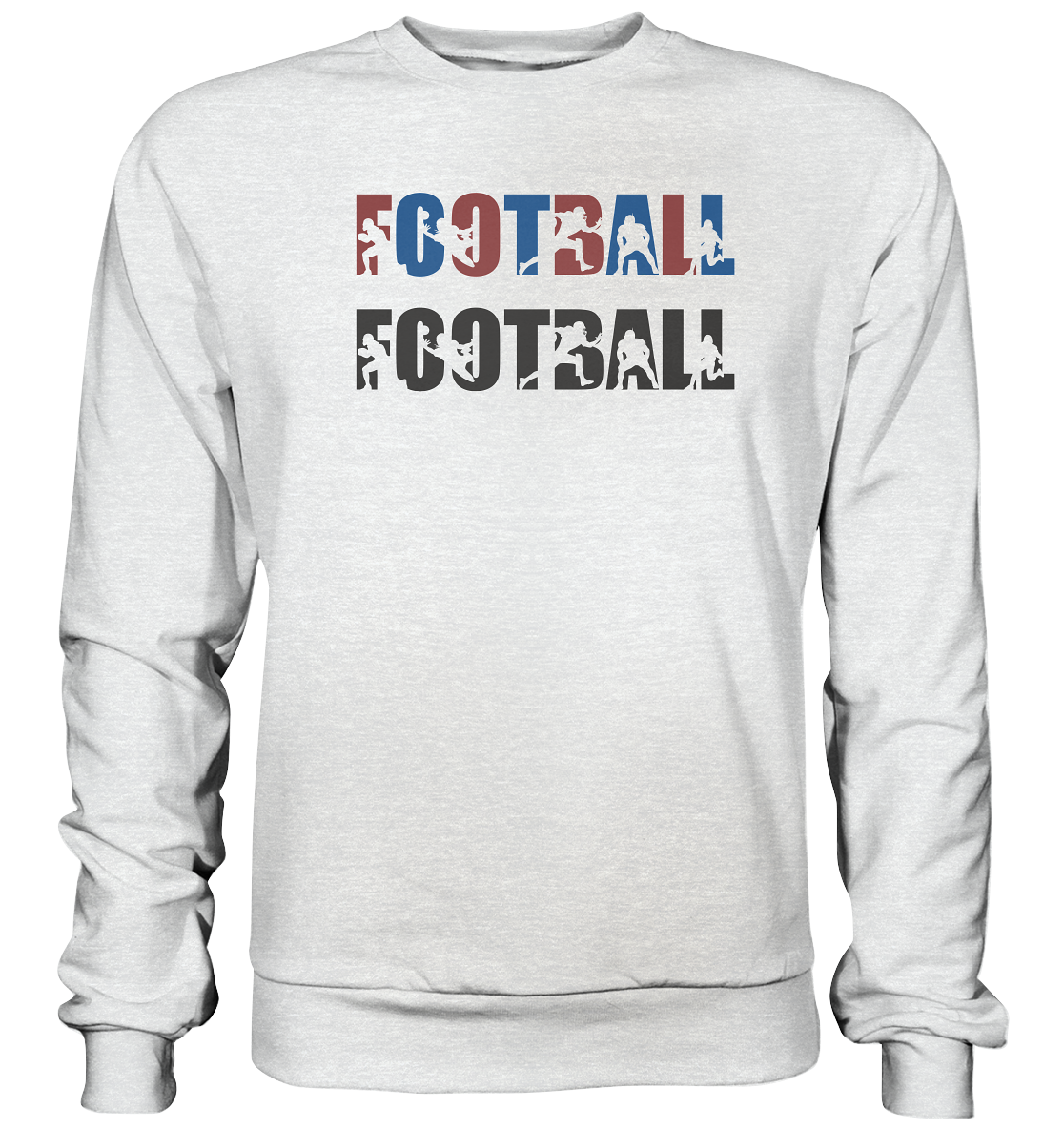 Football Silhouette - Premium Sweatshirt