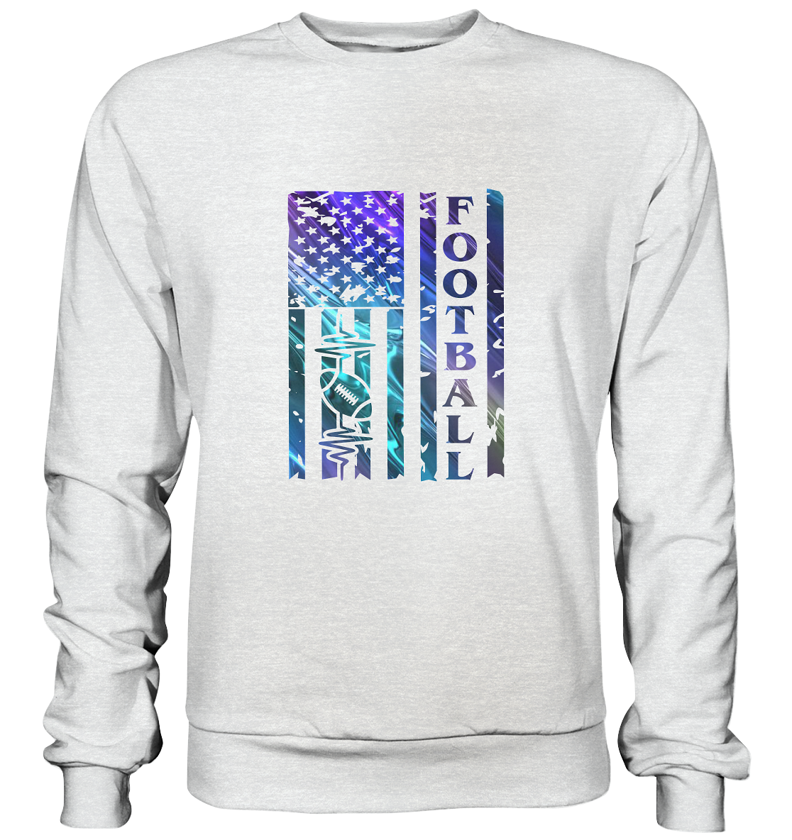 USA Football Flag  - Premium Sweatshirt