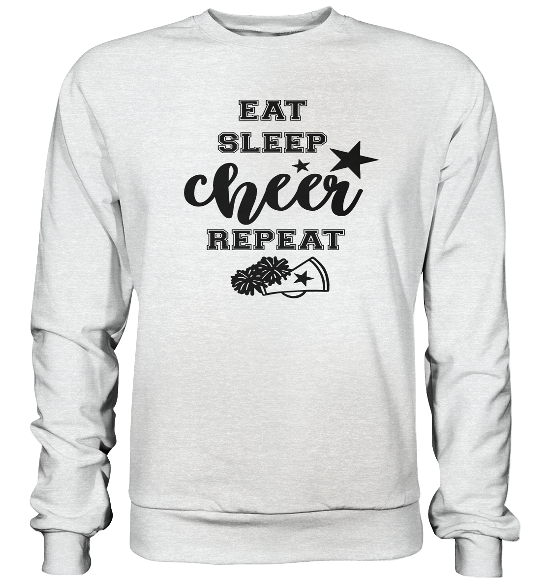 Eat Sleep Cheer Repeat - Premium Sweatshirt