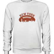 New York Football Silhouette - Premium Sweatshirt