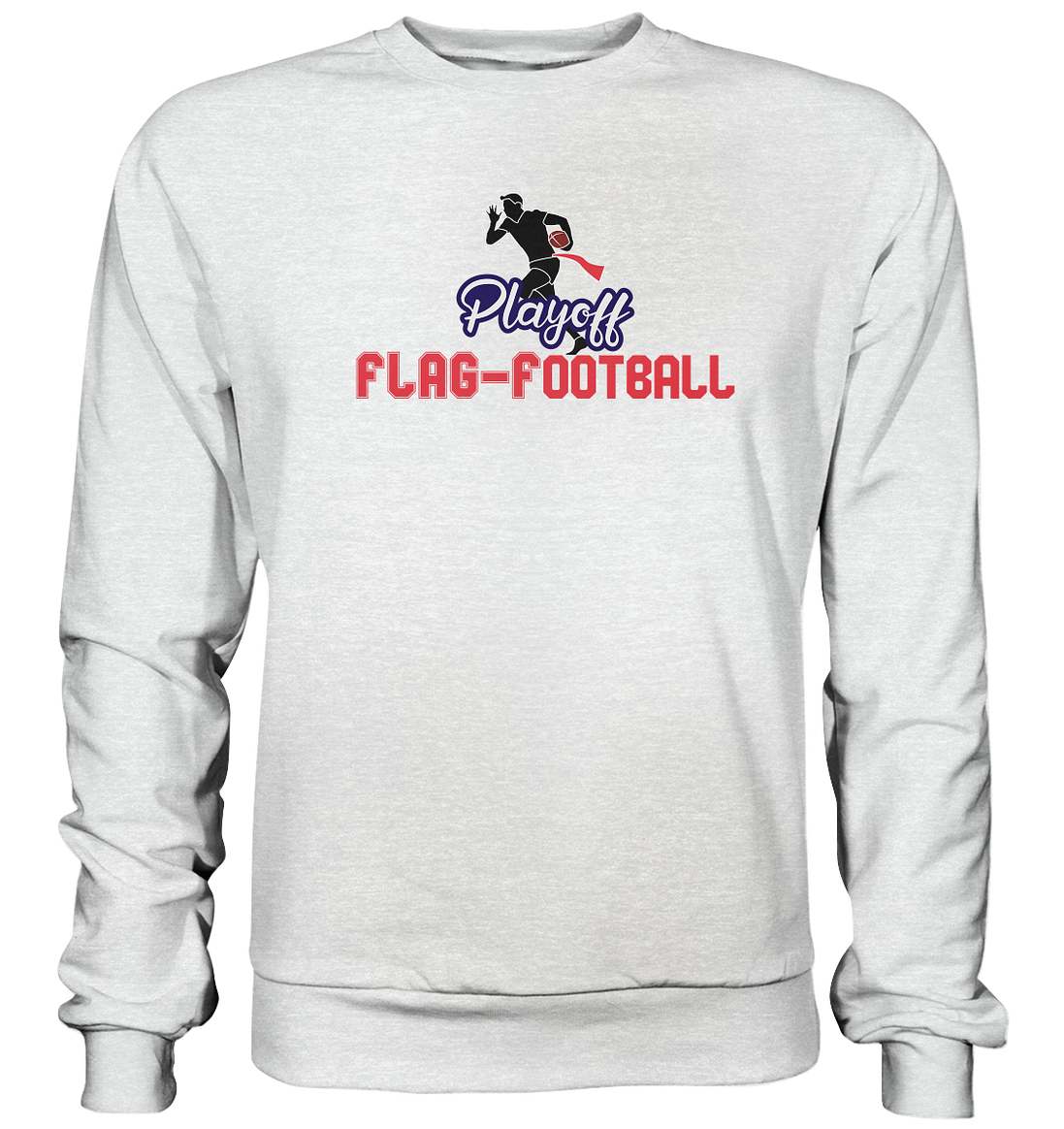 Playoff Flag Football  Men red - Premium Sweatshirt