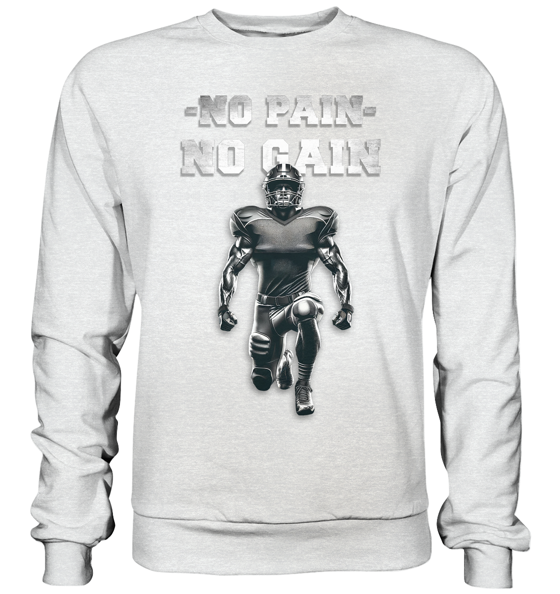No Pain No Gain Metal  - Premium Sweatshirt