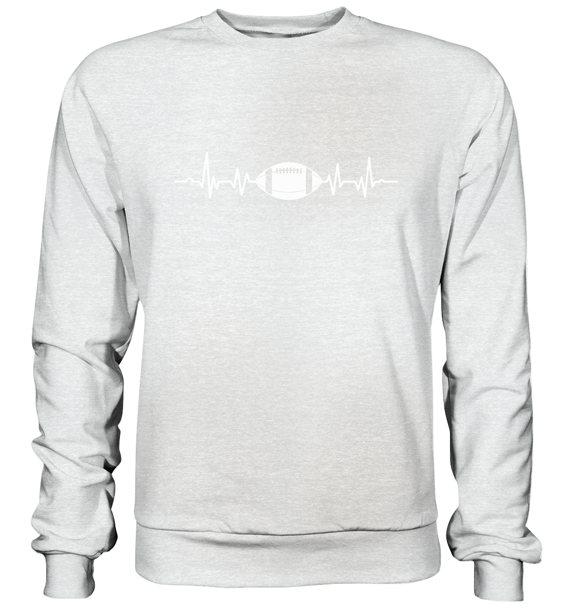 Football Heartbeat - Premium Sweatshirt