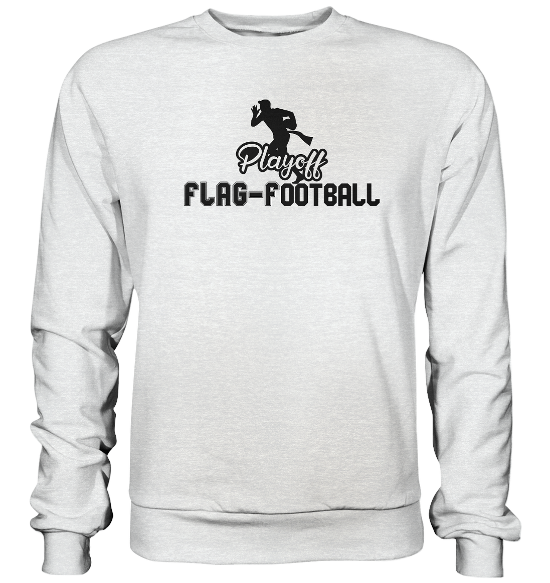 Playoff Flag Football Men Black - Premium Sweatshirt