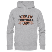 Crazy Football Lady - Premium Unisex Hoodie