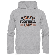 Crazy Football Lady - Premium Unisex Hoodie