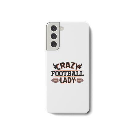 Crazy Football Lady - Samsung Galaxy S21 Phone Case