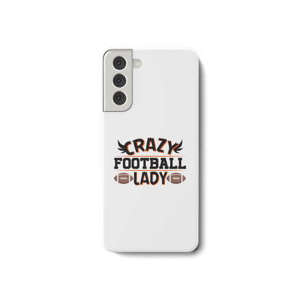 Crazy Football Lady - Samsung Galaxy S21 Handyhülle