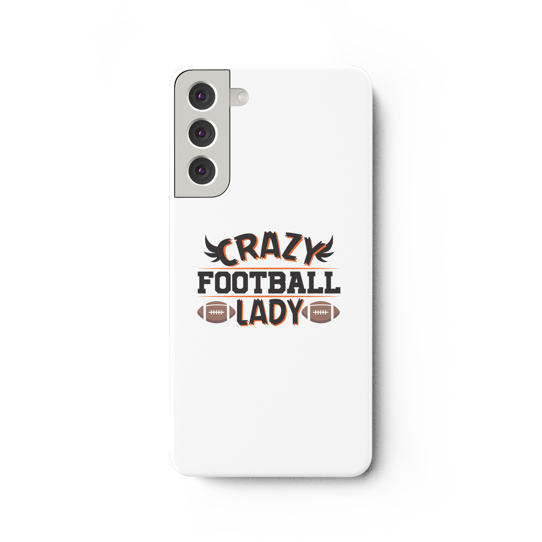 Crazy Football Lady - Samsung Galaxy S22 Plus Handyhülle