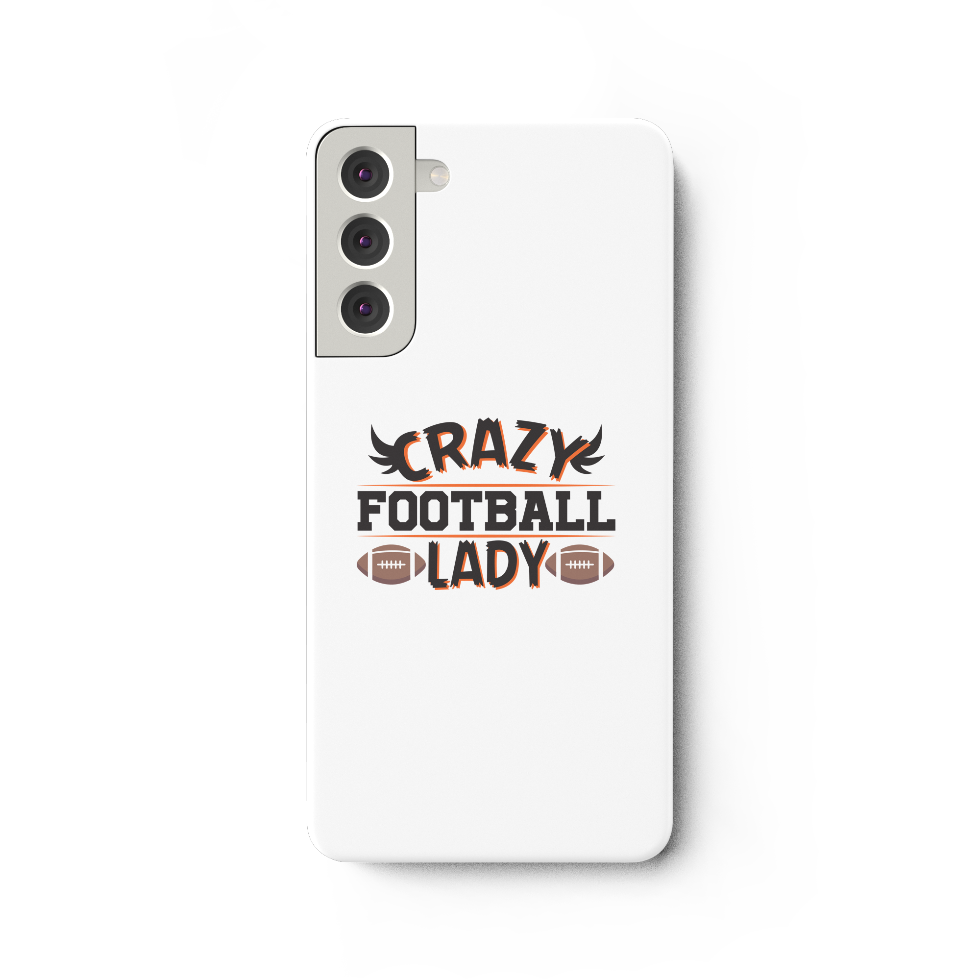 Crazy Football Lady - Samsung Galaxy S22 Plus Handyhülle