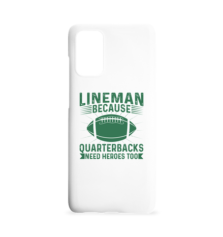 Lineman Heroes Green - Samsung S20+ Handyhülle