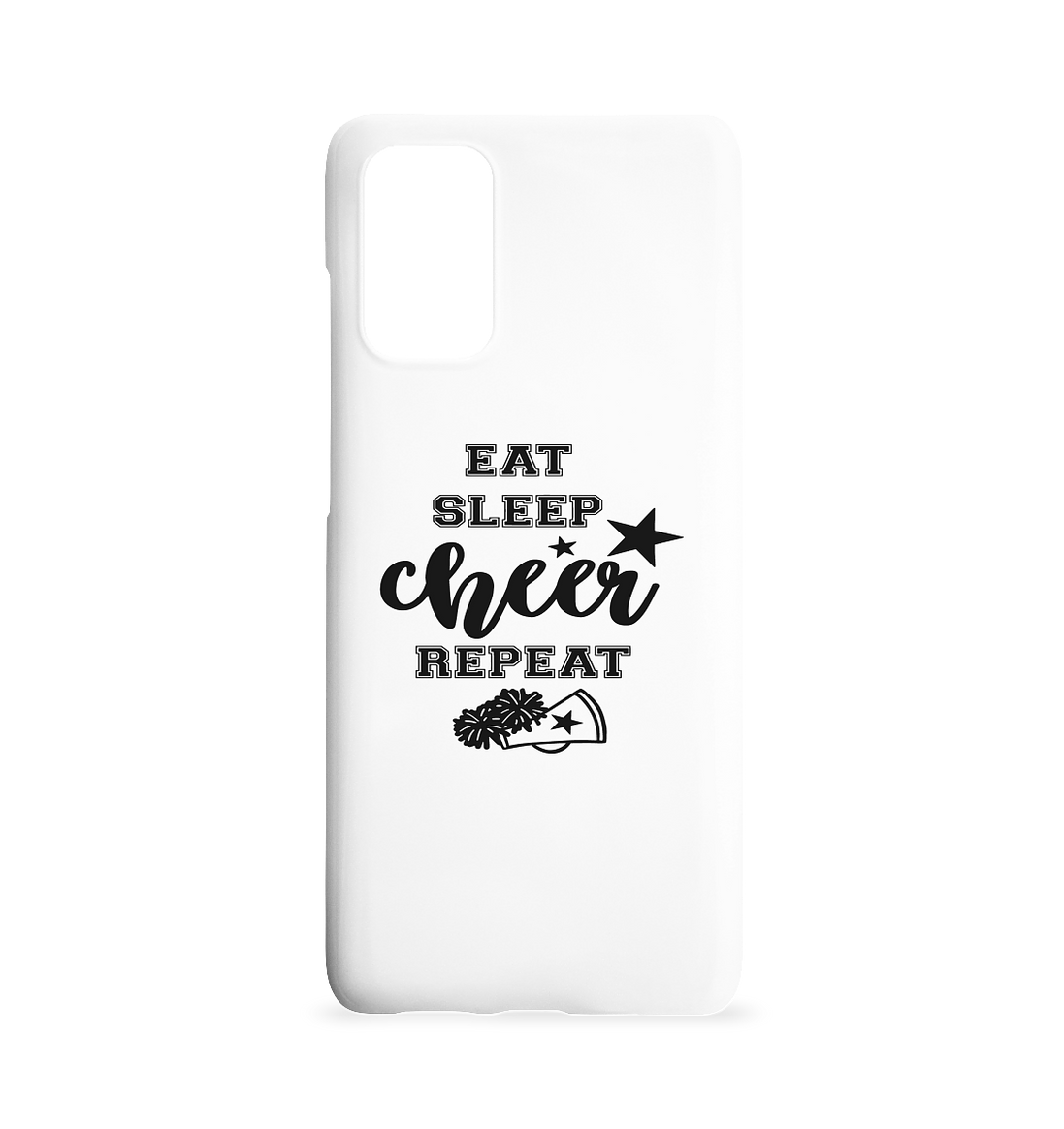 Eat Sleep Cheer Repeat - Samsung S20+ Handyhülle