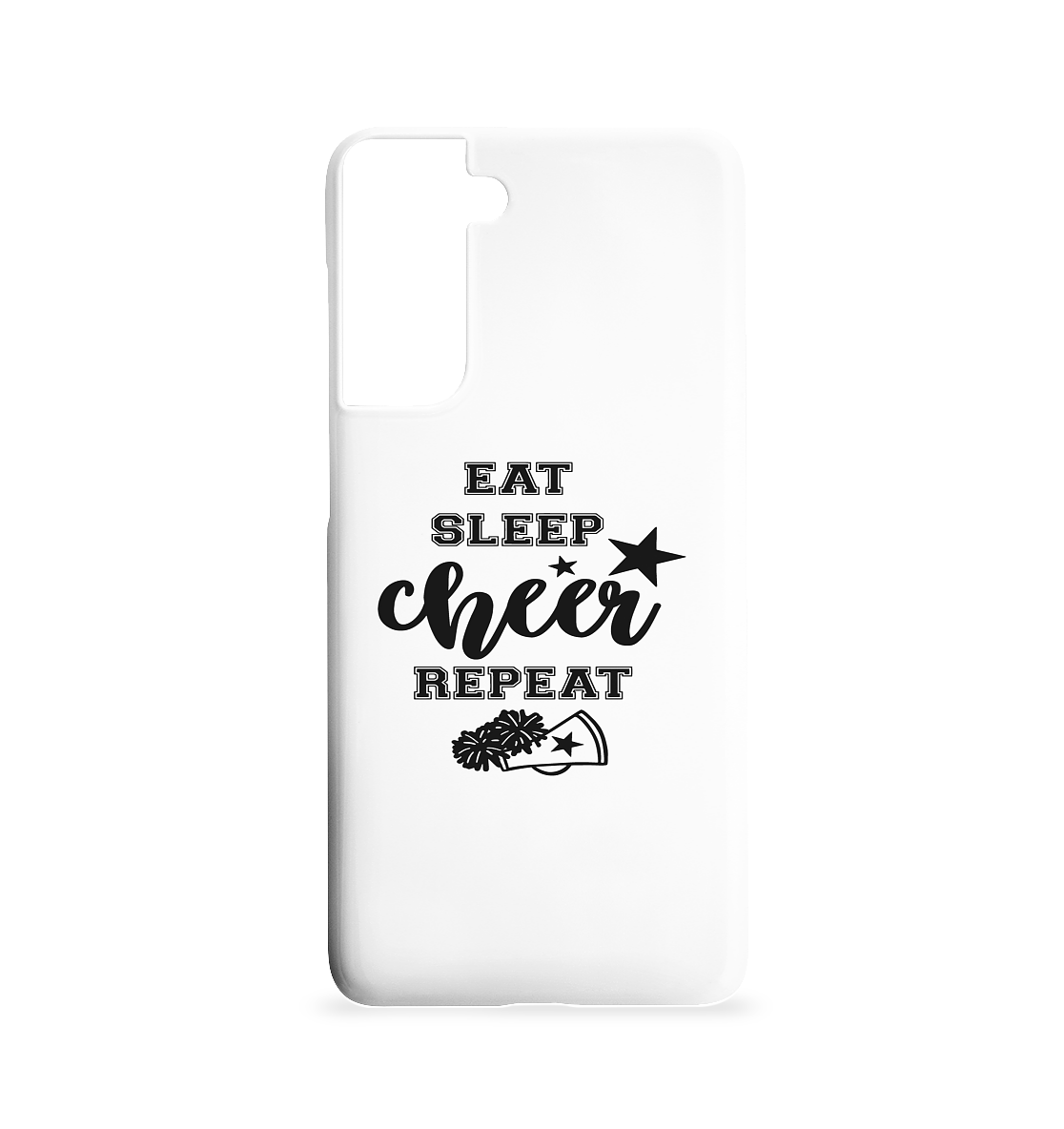 Eat Sleep Cheer Repeat - Samsung S21 Handyhülle