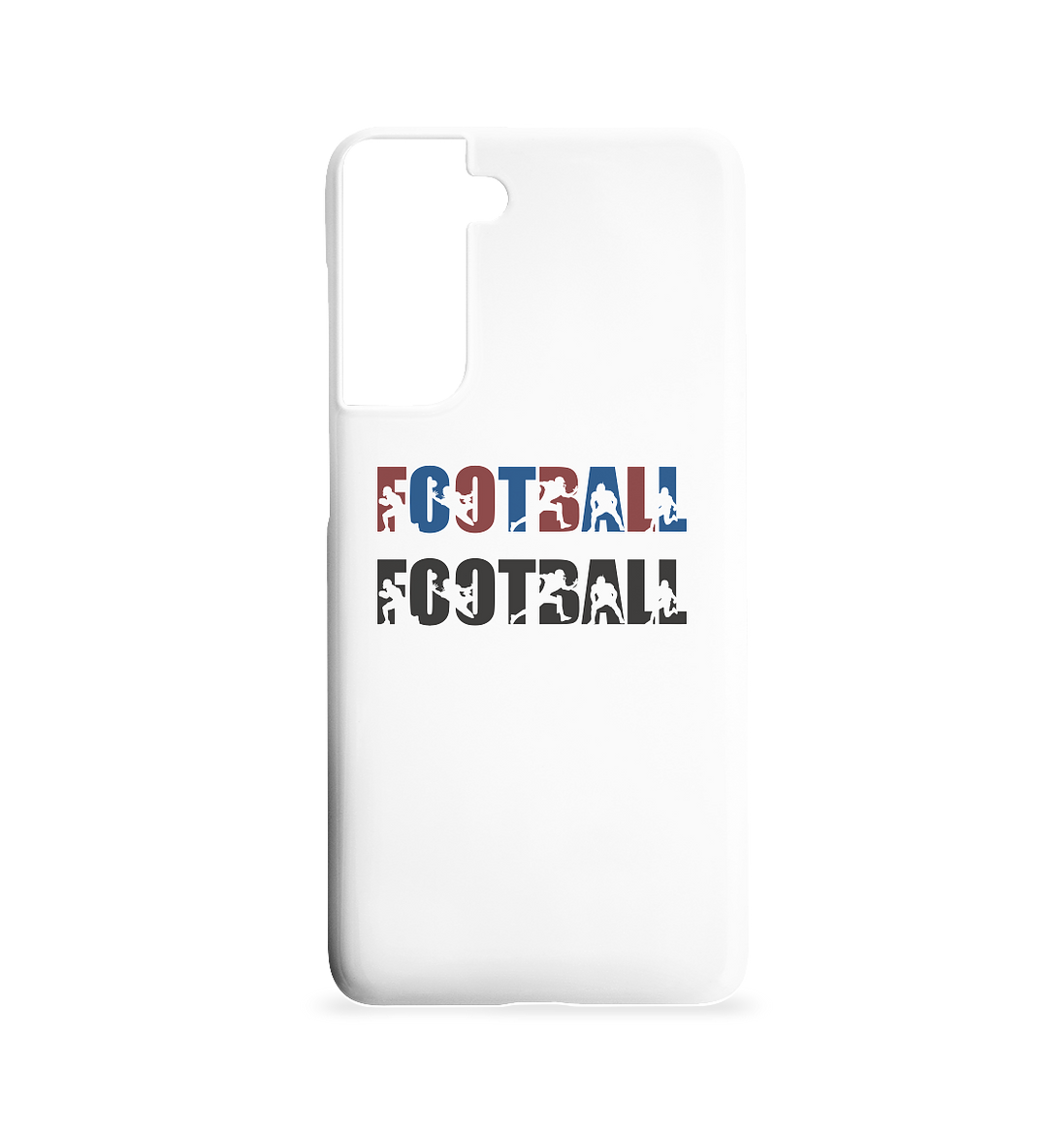 Football Silhouette - Samsung S21 Handyhülle