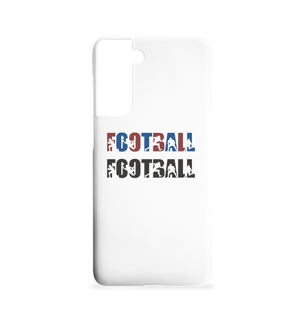 Football Silhouette - Samsung S21 Handyhülle