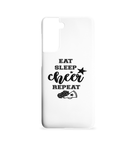 Eat Sleep Cheer Repeat - Samsung S21 Handyhülle