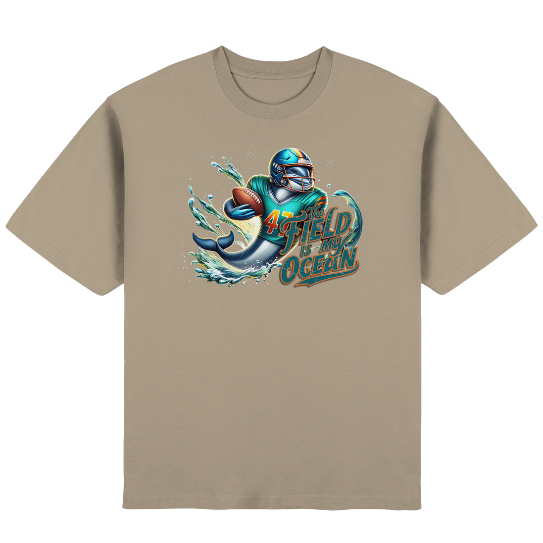 The Field is my Ocean - Streetwear Oversized T-Shirt