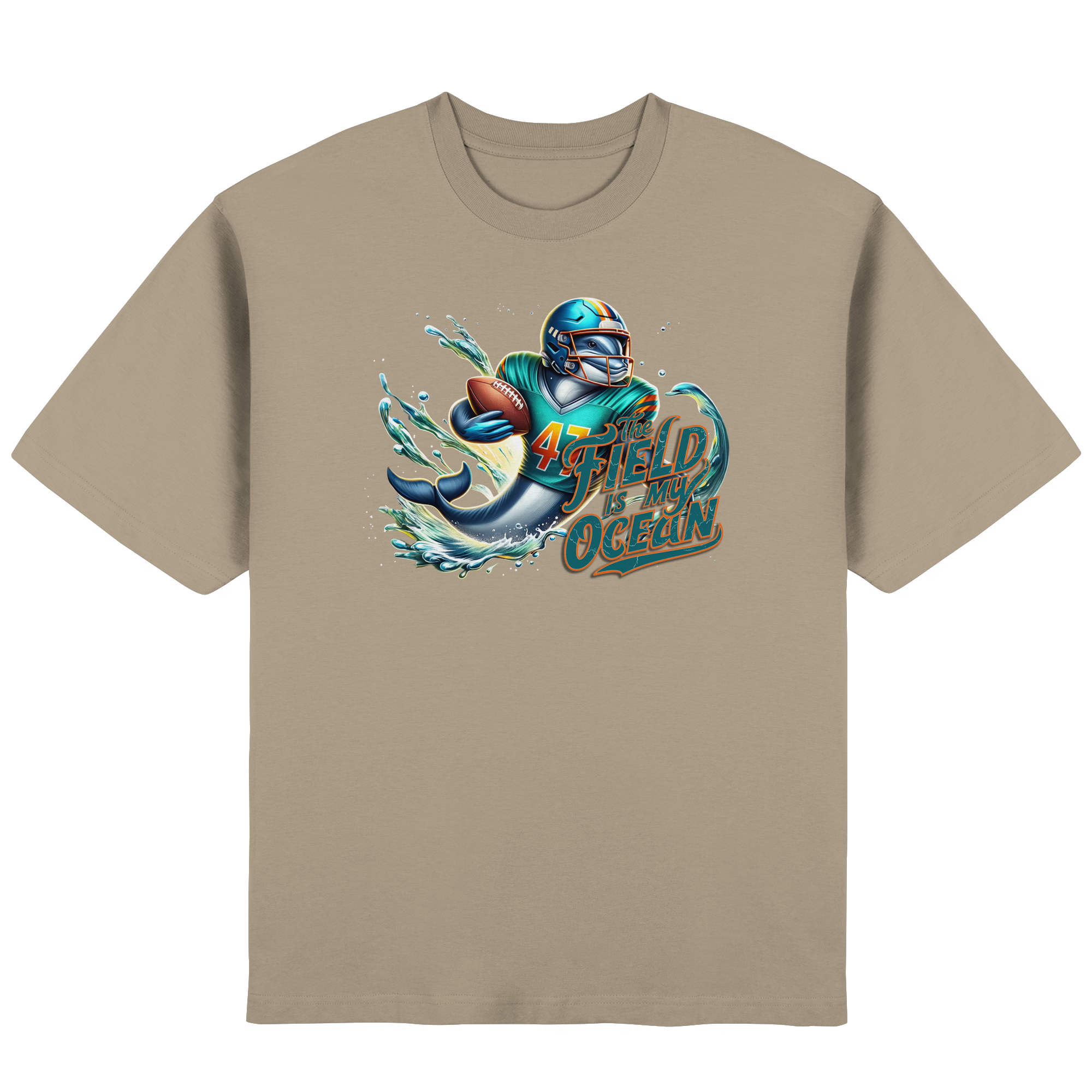 The Field is my Ocean - Streetwear Oversized T-Shirt