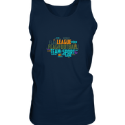 Flag Football Word Bubble - Tank-Top