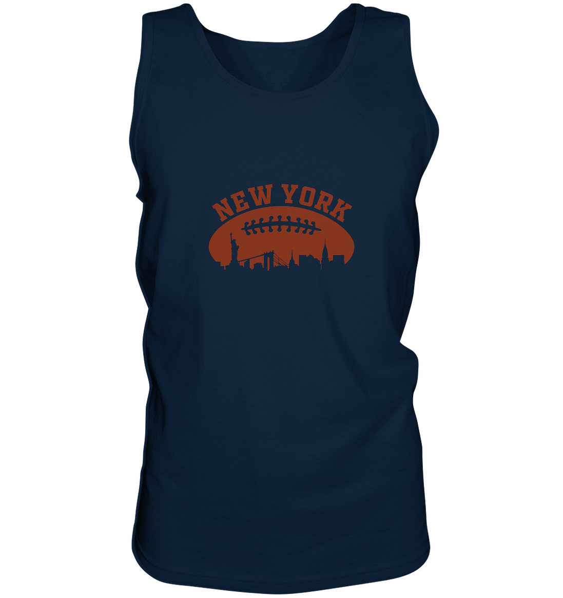 New York Football Silhouette - Tank Top