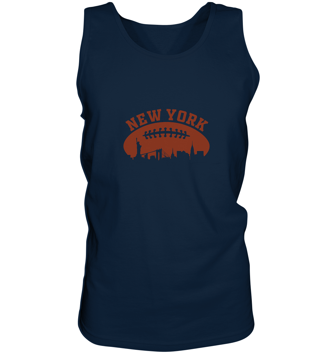 New York Football Silhouette - Tank Top