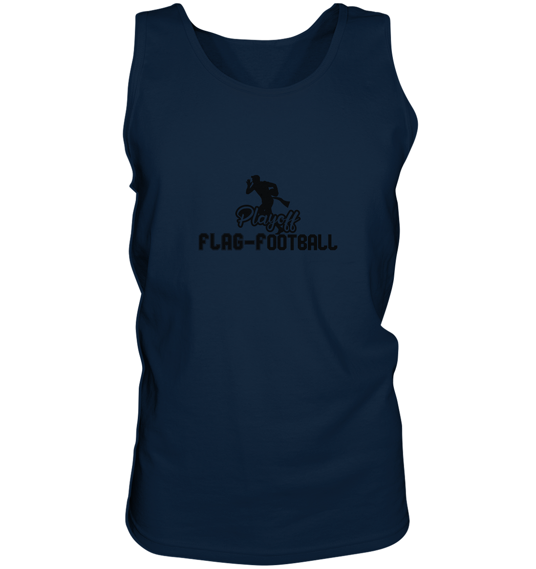 Playoff Flag Football Men Black - Tank Top