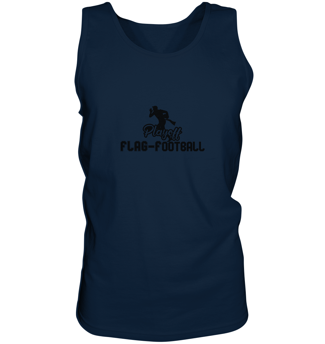 Playoff Flag Football Men Black - Tank Top