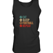 Eat Sleep Football Repeat - Tank-Top