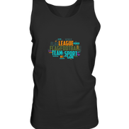 Flag Football Word Bubble - Tank-Top
